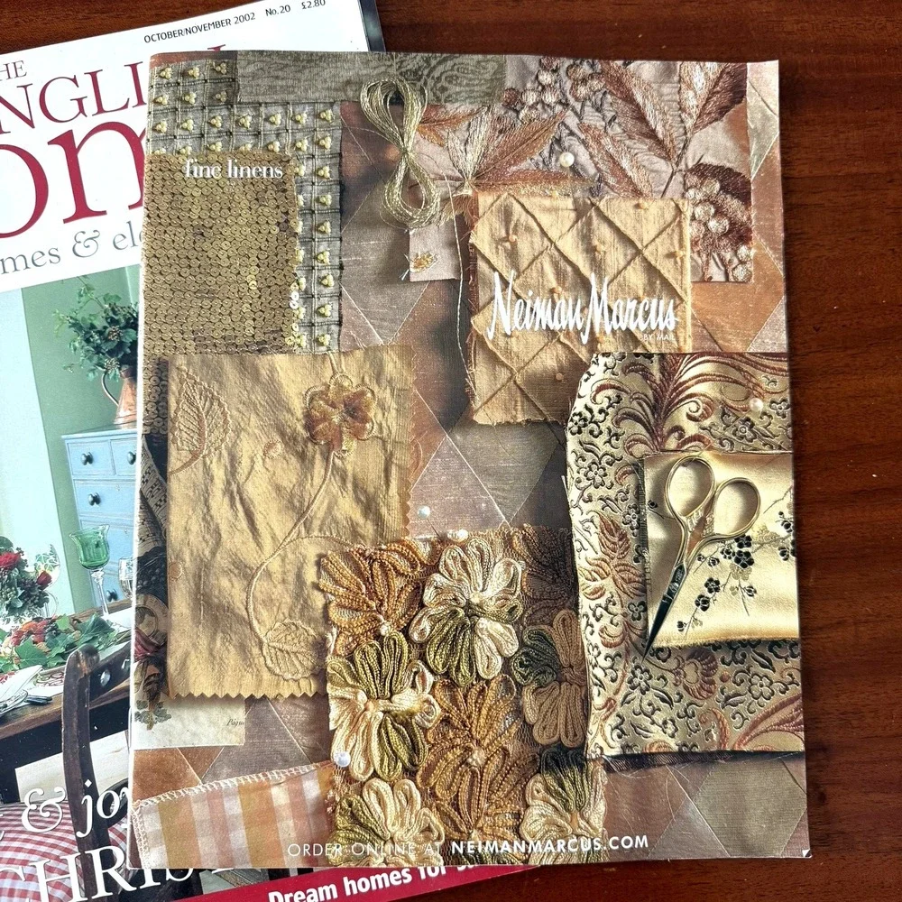 Vintage Home Magazine Lot English Home Neiman Marcus Kitchens‎ Baths 2001-2002